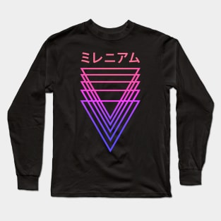 Vaporwave Millenium Long Sleeve T-Shirt